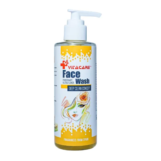 Picture of Vitacare Face Wash Pomegranate and Lotus flower 200ml