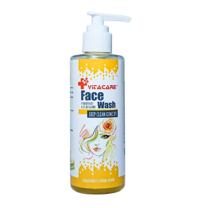 Picture of Vitacare Face Wash Pomegrante and Lotus flower.