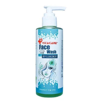 Picture of Vitacare Face Wash White Tea and Cucumber 200ml