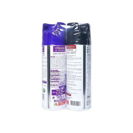 Picture of Vitacare Aerosol Mosquito Killer 200 ml With Lavender Air Freshener 200 ml -