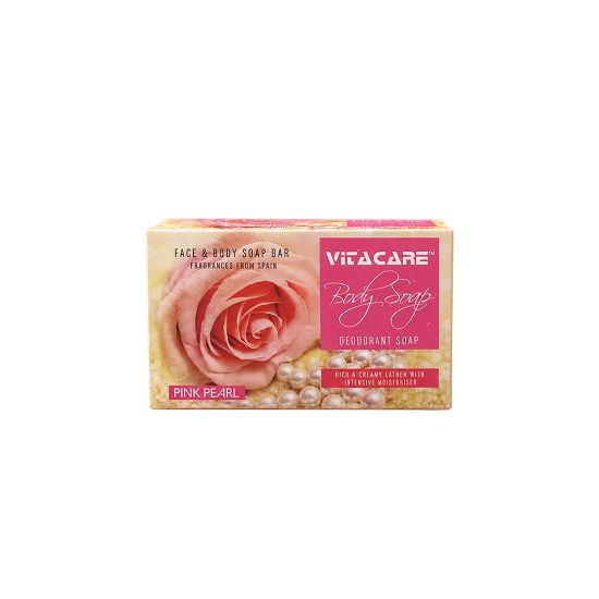 Picture of VITACARE FACE & BODY SOAP PINK PEARL 100GM