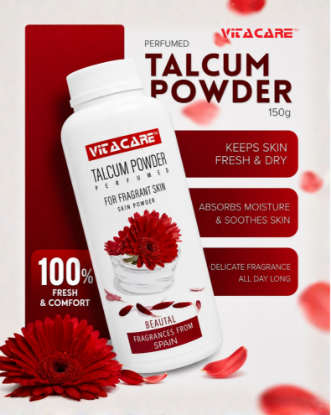 Picture of Vitacare Talcum Powder Beautal 150g Plastic Container