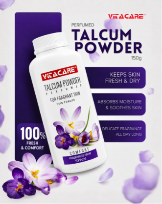Picture of Vitacare Talcum Powder Comfort 150g Plastic Container