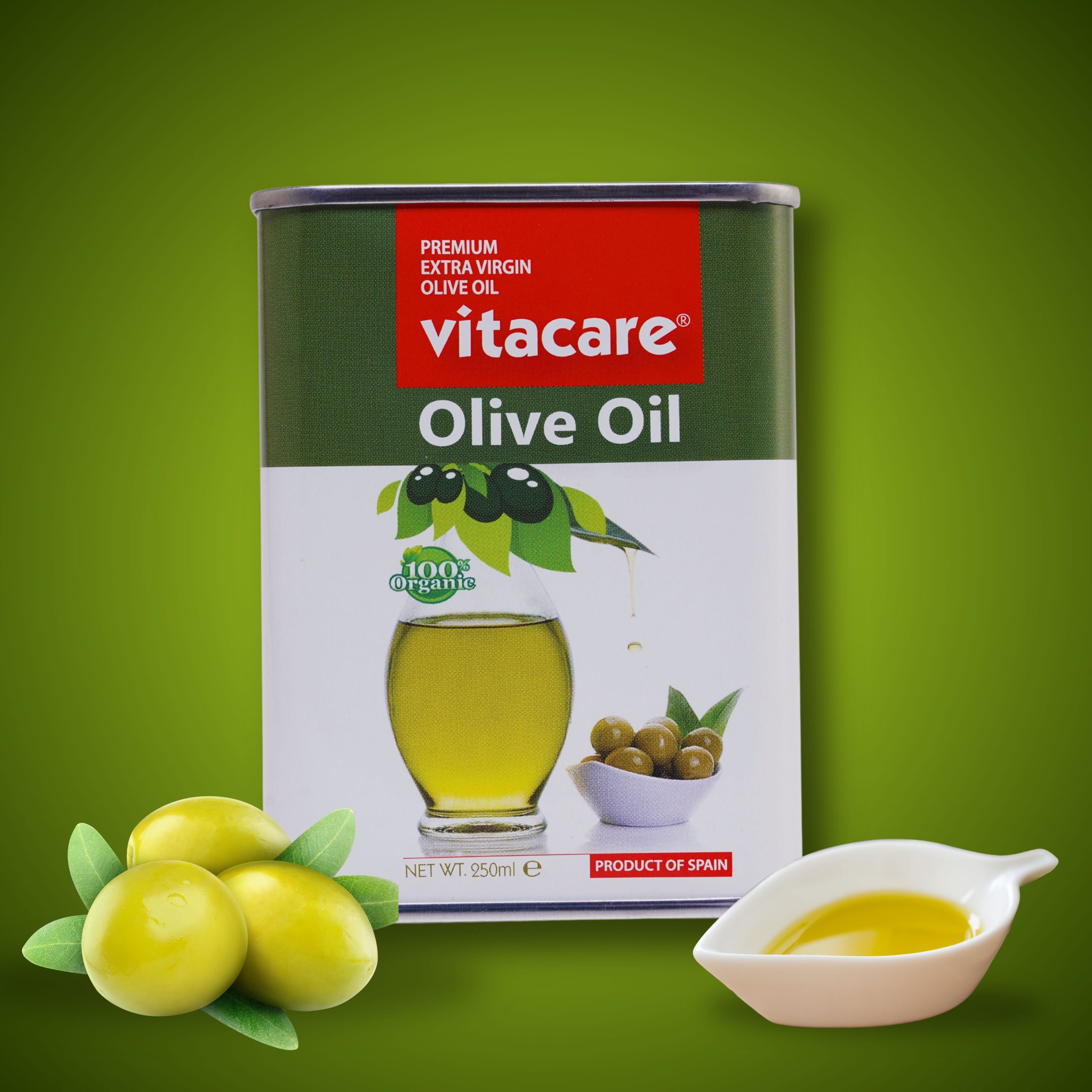 Vitacare Olive Oil (Can) Extra Vargin 250 ml