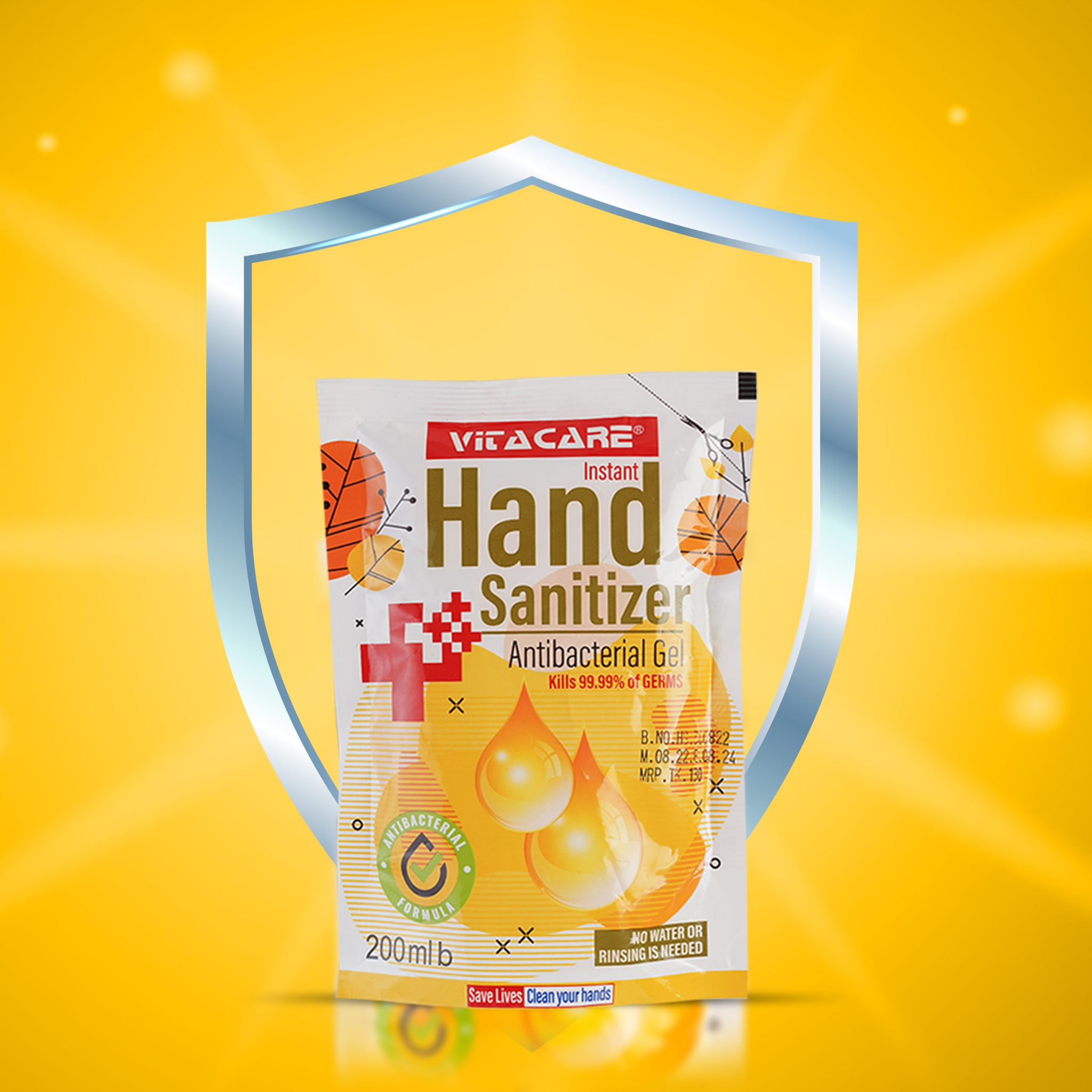Vitacare Hand Sanitising Gel 200 Ml vitacare-hand-sanitising-gel-200-ml