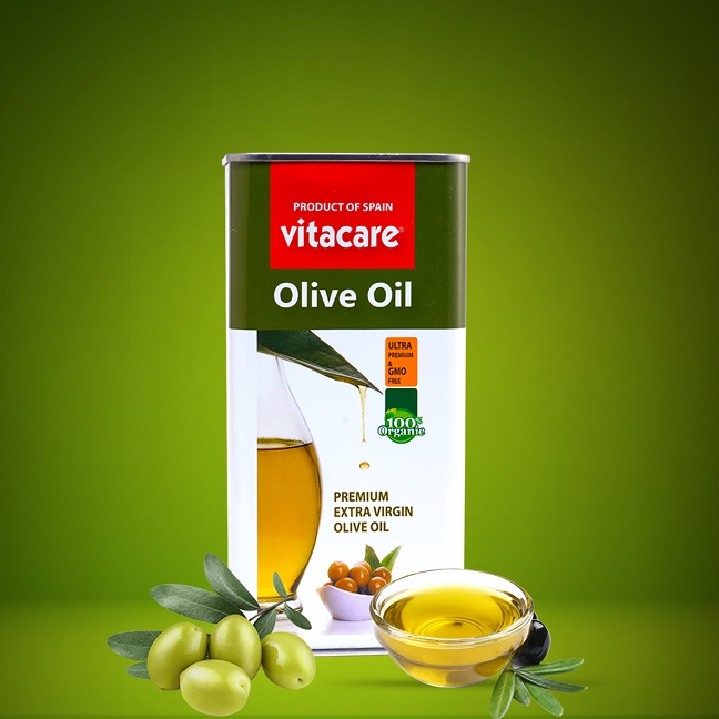 Vitacare Olive Oil (Tin) Extra Vargin 3 Ltr